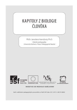 kapitoly z biologie člověka - Další vzdělávání pedagogických