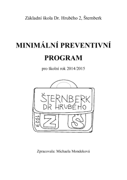Minimální preventivní program 2014/2015