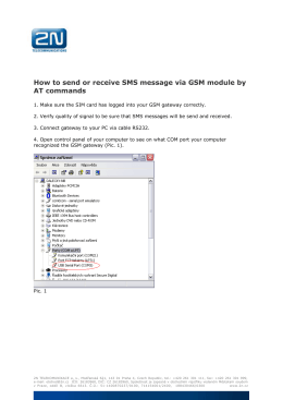 How to send or receive SMS message via GSM module by