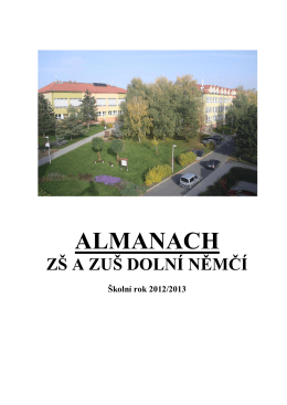 ALMANACH - ZŠ a ZUŠ Dolní Němčí