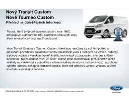 nový transit custom ! vhodný pro přestavbu na sanitní vozidlo dpp