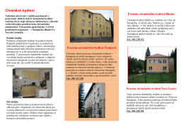 Chráněné bydlení - Sociální Služby Šumperk