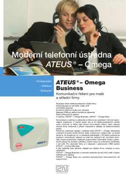 Leták Ateus Omega Business