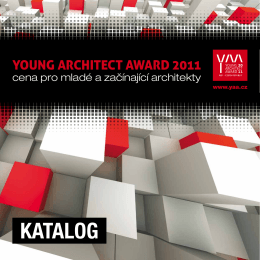 KATALOG - Young Architect Award