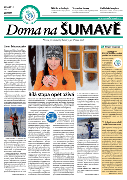 Noviny "DOMA NA ŠUMAVĚ Zima 2014"