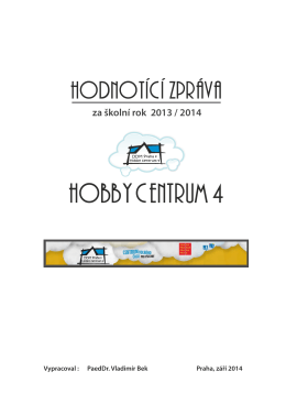 HZ HC4 2013-14 - Hobby centrum 4