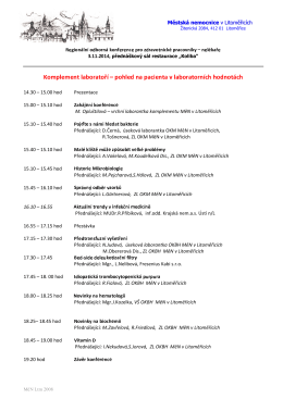 Konference pro ZP - nelékaře, ŘÍJEN (3.11.2014)