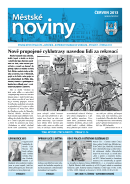 6/2013 Červen - Městské noviny Česká Lípa