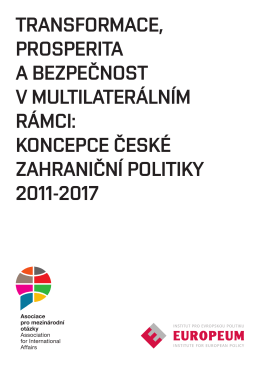 koncepce české zahraniční politiky 2011-2017
