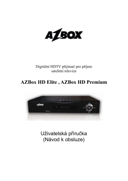 AZBox HD Elite , AZBox HD Premium Użivatelská