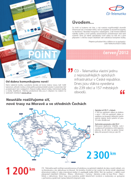 Newsletter POiNT červen 2012 - ČD