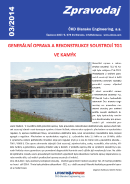 stáhnout ve formátu .pdf - ČKD Blansko Engineering as