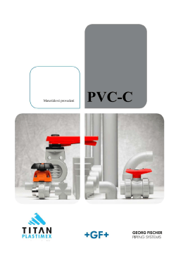 Materiálové provedení PVC-C - TITAN