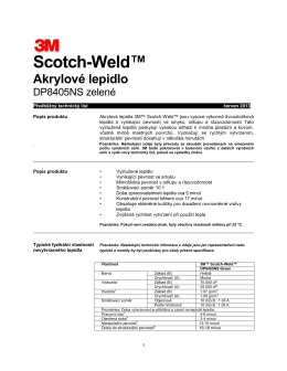 Scotch-Weld™ Akrylové lepidlo DP8405NS zelené