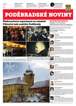 PF 2013 - Poděbradské noviny