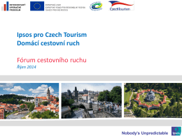 Domácí cestovní ruch v regionech ČR