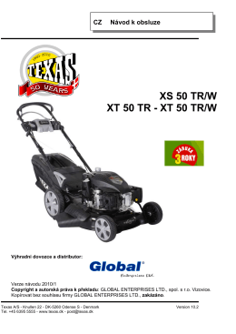 XT 50 TR/W - Zahrada a nářadí