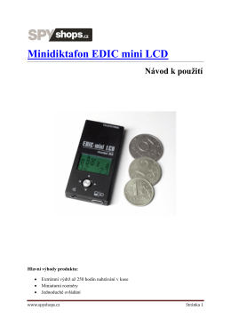 Minidiktafon EDIC mini LCD