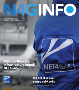 GAZELU stavěl skoro celý svět Allianz a Borealis Infrastructure