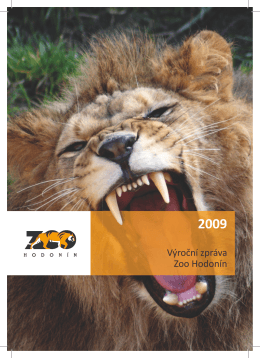 Výroční zpráva Zoo Hodonín