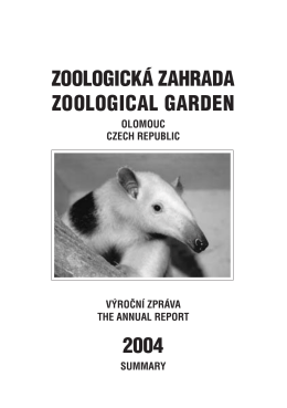 zoologická zahrada zoological garden 2004