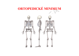 Ortopedické minimum