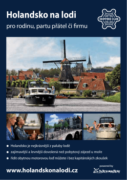 Katalog Holandsko na lodi
