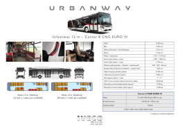 Urbanway 12 m – Cursor 8 CNG EURO VI