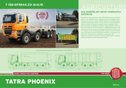 TATRA PHOENIX 8x8 zemědělský nosič nástaveb PDF