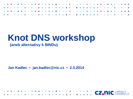 Knot DNS workshop