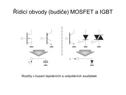 Řídicí obvody (budiče) MOSFET a IGBT