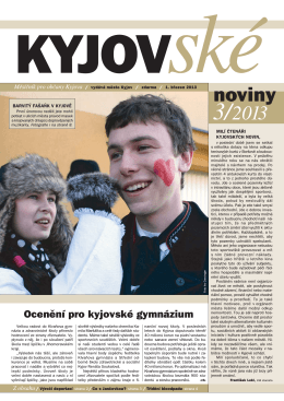 Kyjovské noviny 3/2013 - On-line vysílání / program
