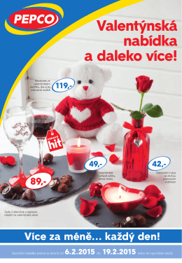 Valentýnská nabídka a daleko více!