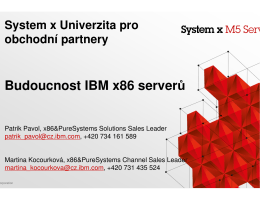 Budoucnost IBM x86 serverů