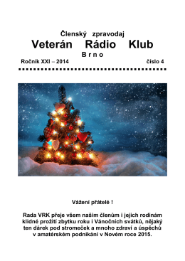 4/2014 - Veterán Radio Klub