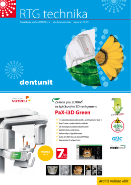 PaX-i3D Green - DENT UNIT, sro