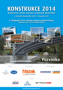 KONSTRUKCE 2014 - Česká asociace ocelových konstrukcí