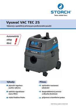 Vysavac VAC TEC 25