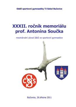 Generální sponzoři oddílu sportovní gymnastikyTJ Sokol Bučovice