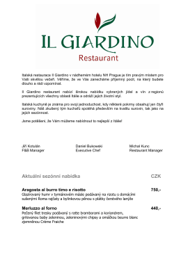 Il Giardino Restaurant (.pdf)