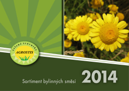 Katalog 2014 - Sortiment bylinných směsí