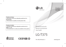 LG-T375 - mobilTEL.cz