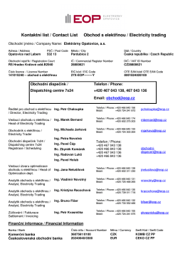 Kontakt list.pdf - Elektrárny Opatovice, as