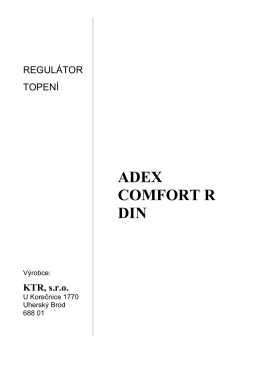 ADEX COMFORT R DIN - KTR-ADEX