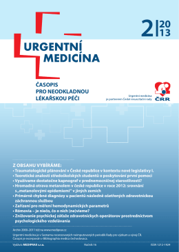 2/2013 - Urgentní medicína