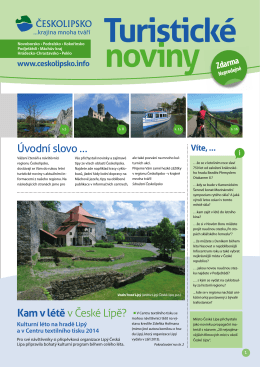 Letní turistické noviny 2014