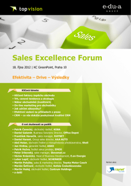 Sales Excellence Forum