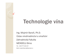 Technologie vína