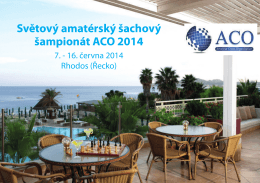 Světový amatérský šachový šampionát ACO 2014