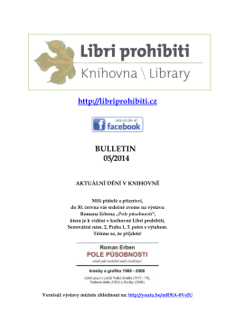 Bulletin 2014/05 - Libri prohibiti